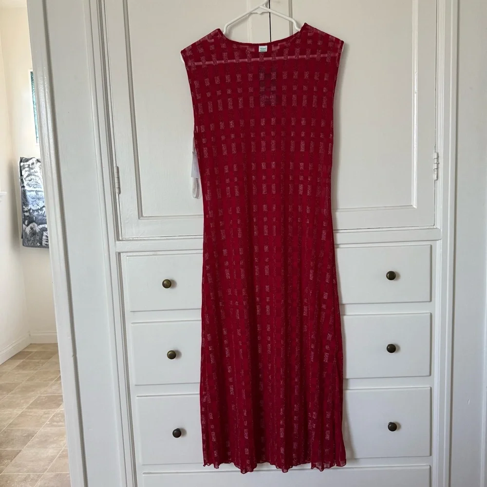 Find Me Now Orchid Midi Dress in Rich Red - Picture 1 of 4